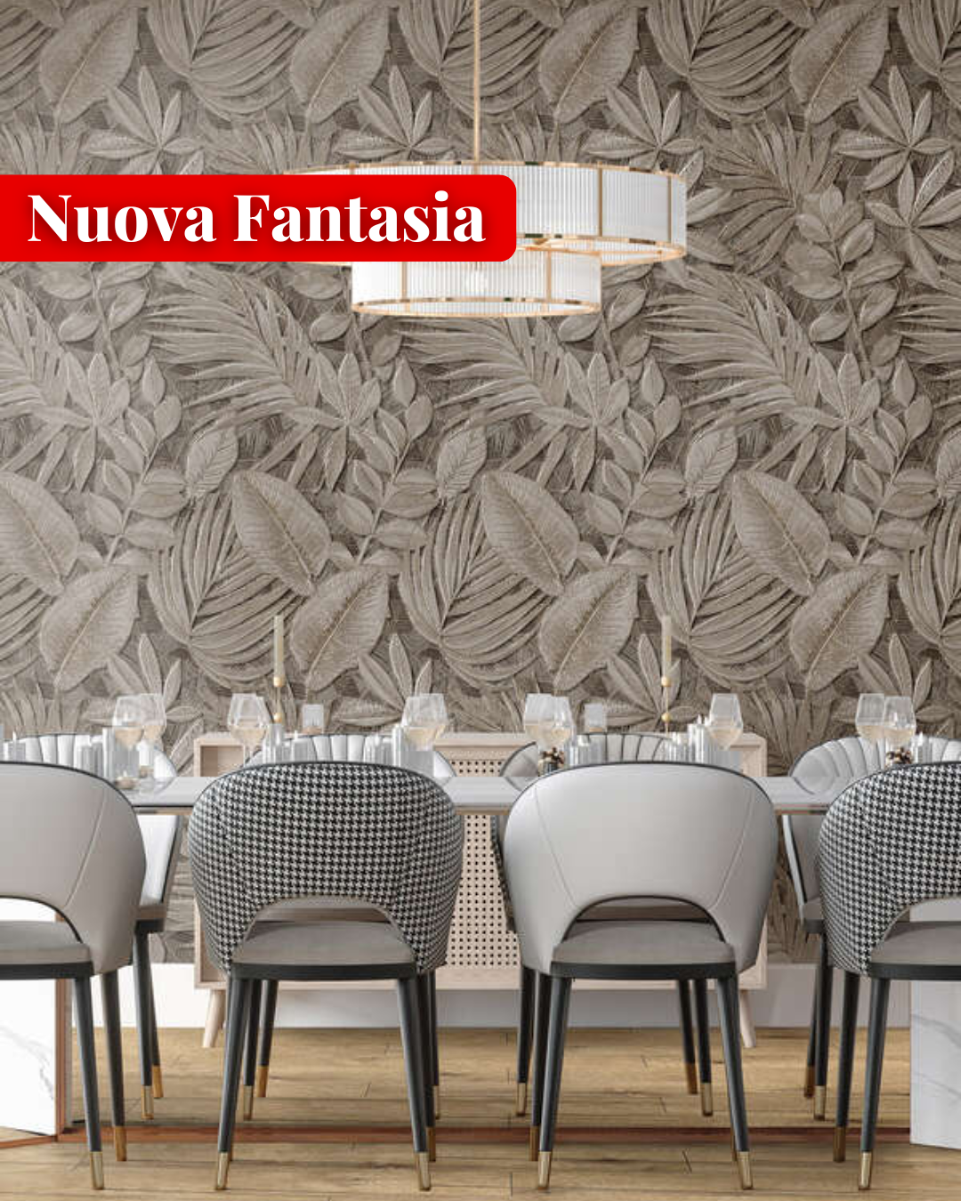 Pannello Decorativo Mink Plant 140cm x 123cm x 4mm